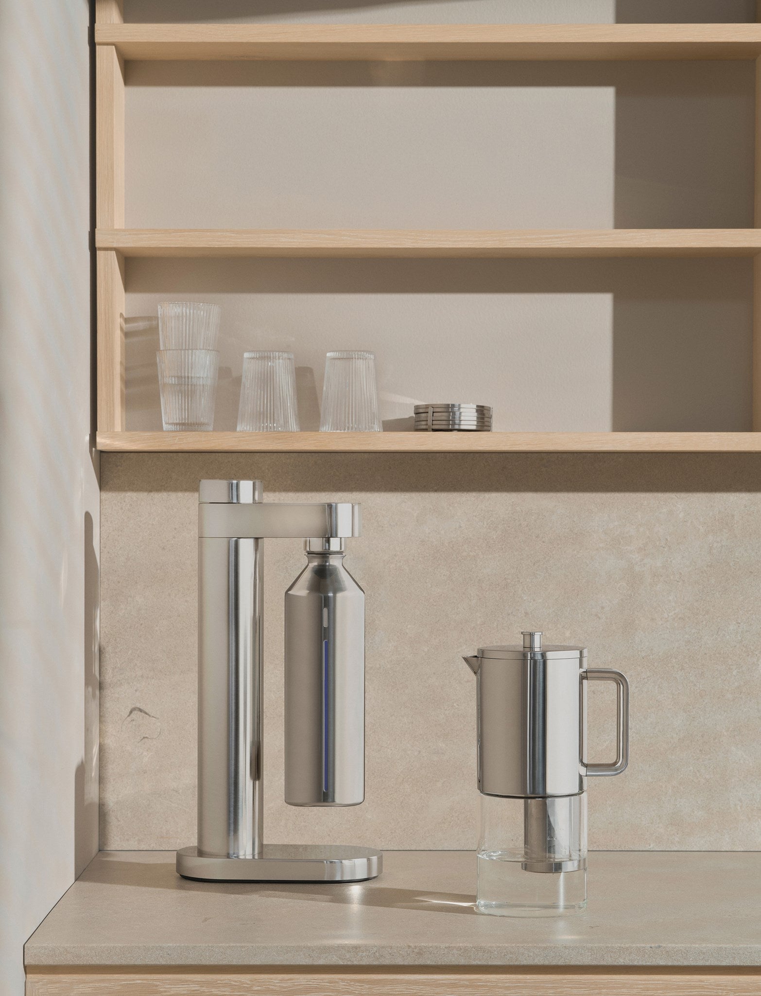 Stelton Brus bouteille gazéifiée inox 1200 ml
