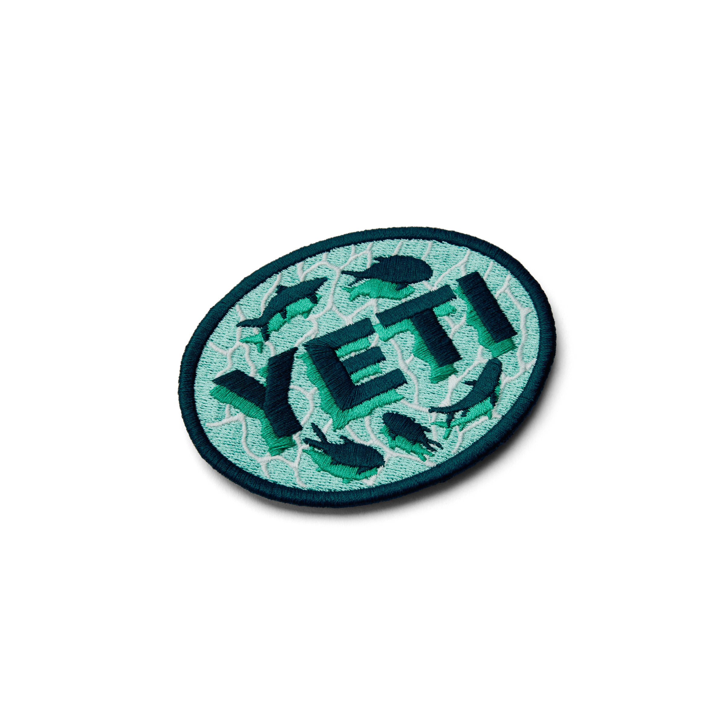 YETI Outdoor Gear Ripples Patch écusson bleu