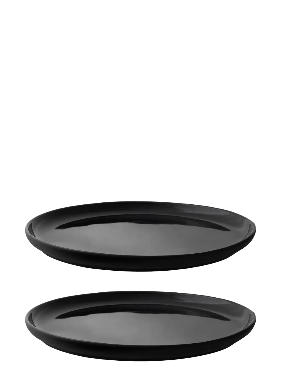 Stelton Theo assiette plate 22 cm noire grès
