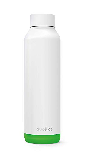 Quokka Solid 630 ml bouteille isotherme lime vibe inox