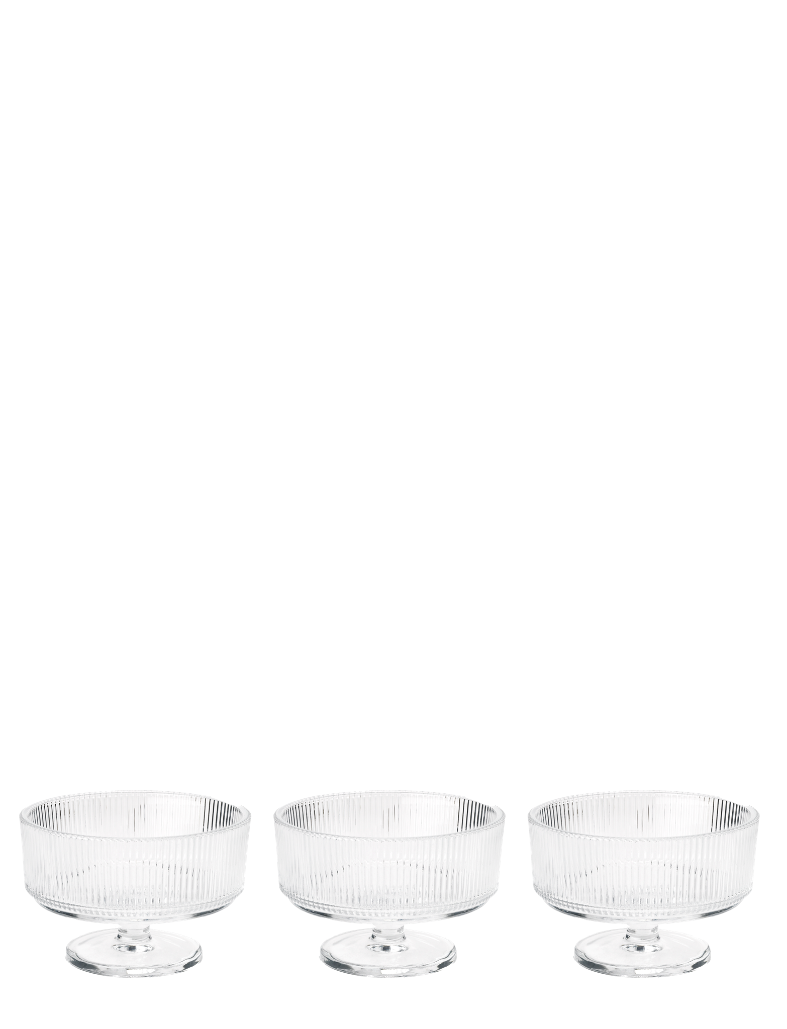 STELTON Pilastro coupe sur pied 11 cm lot 3