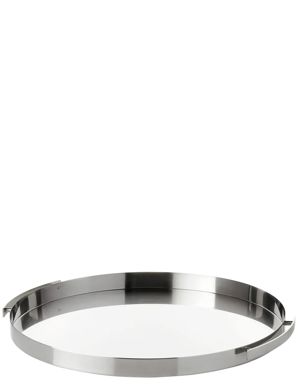 Stelton Cylinda plateau service Ø 33,5 cm inox poignées