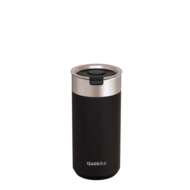 Quokka Boost Carbon Black mug isotherme 400 ml café