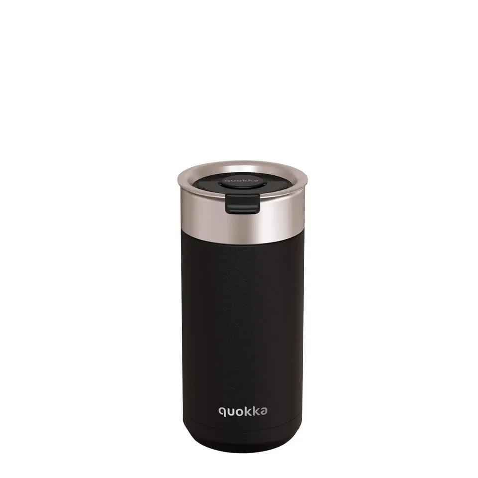 Quokka Boost Carbon Black mug isotherme 400 ml café