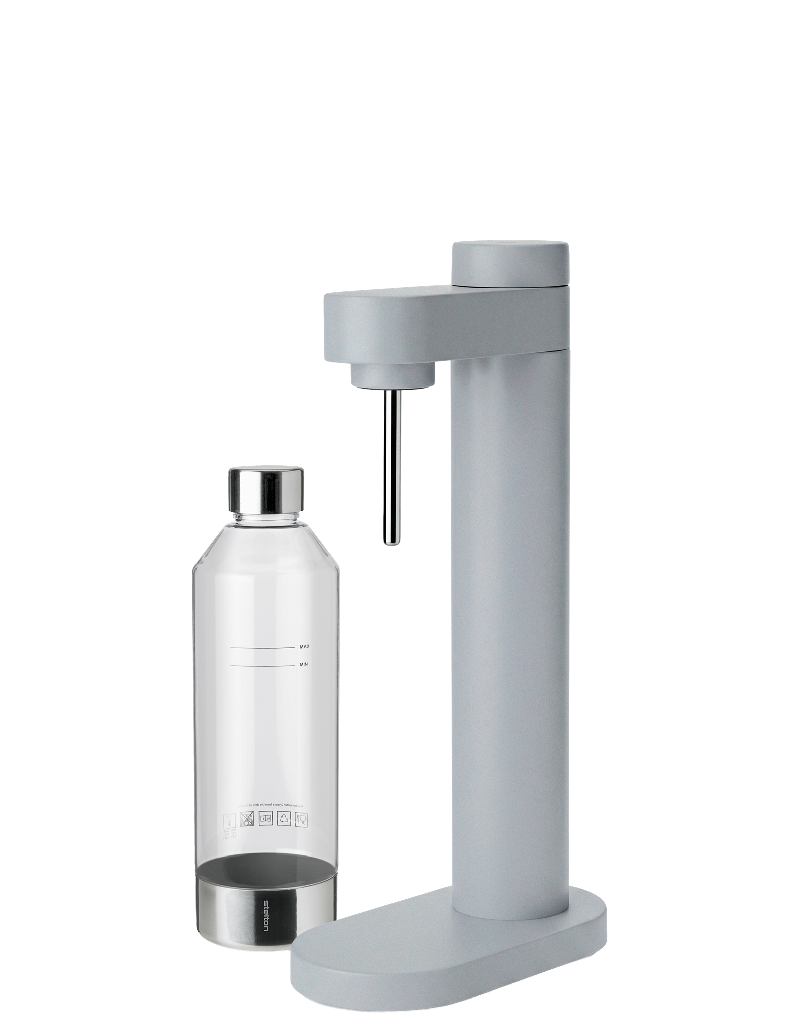 Stelton Brus machine à eau gazeuse inox CO2 425 g