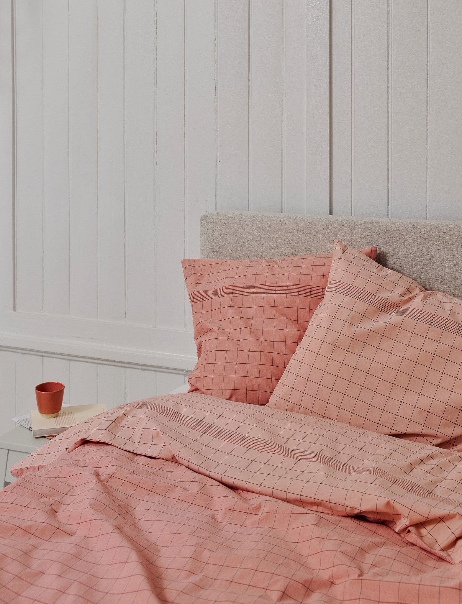 Stelton Vibeke Klint parure 140x200 cm coton percale rayures