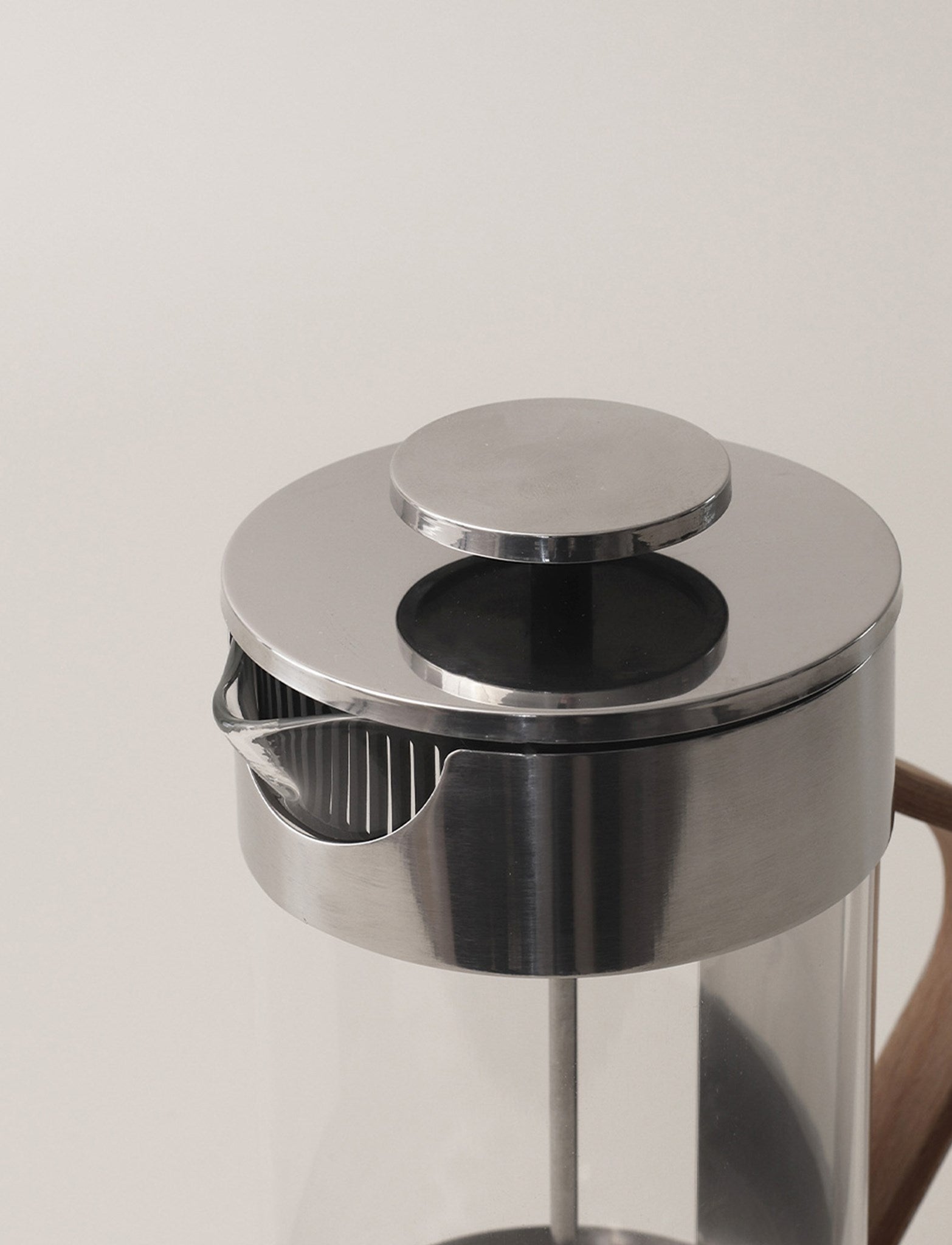 Stelton Emma cafetière à piston 1 L manche hêtre