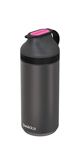 Quokka Mineral Steel Rose Fluo 335 ml gourde isotherme inox