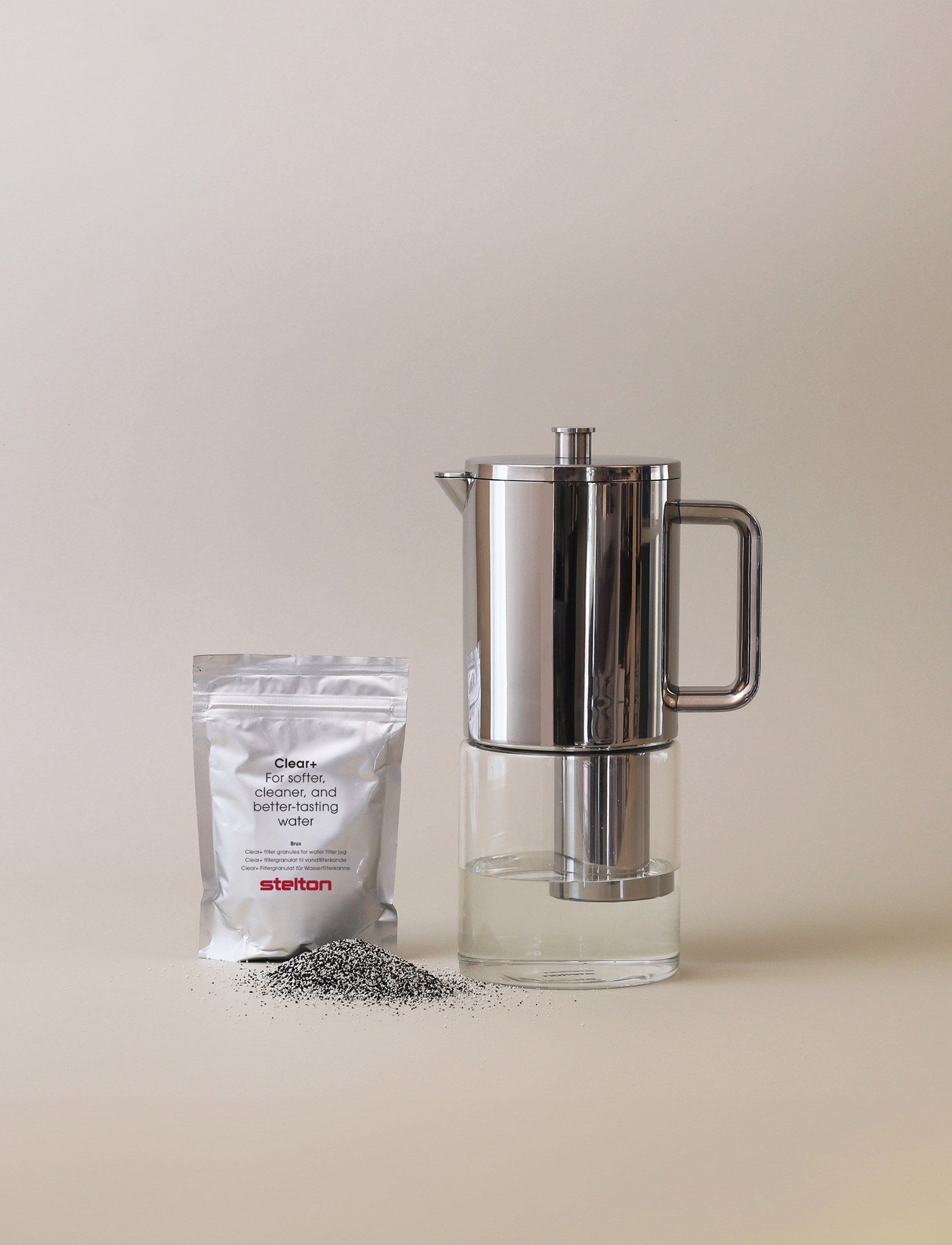 Stelton Brus Clear+ granulés filtrants lot 3 anti-calcaire
