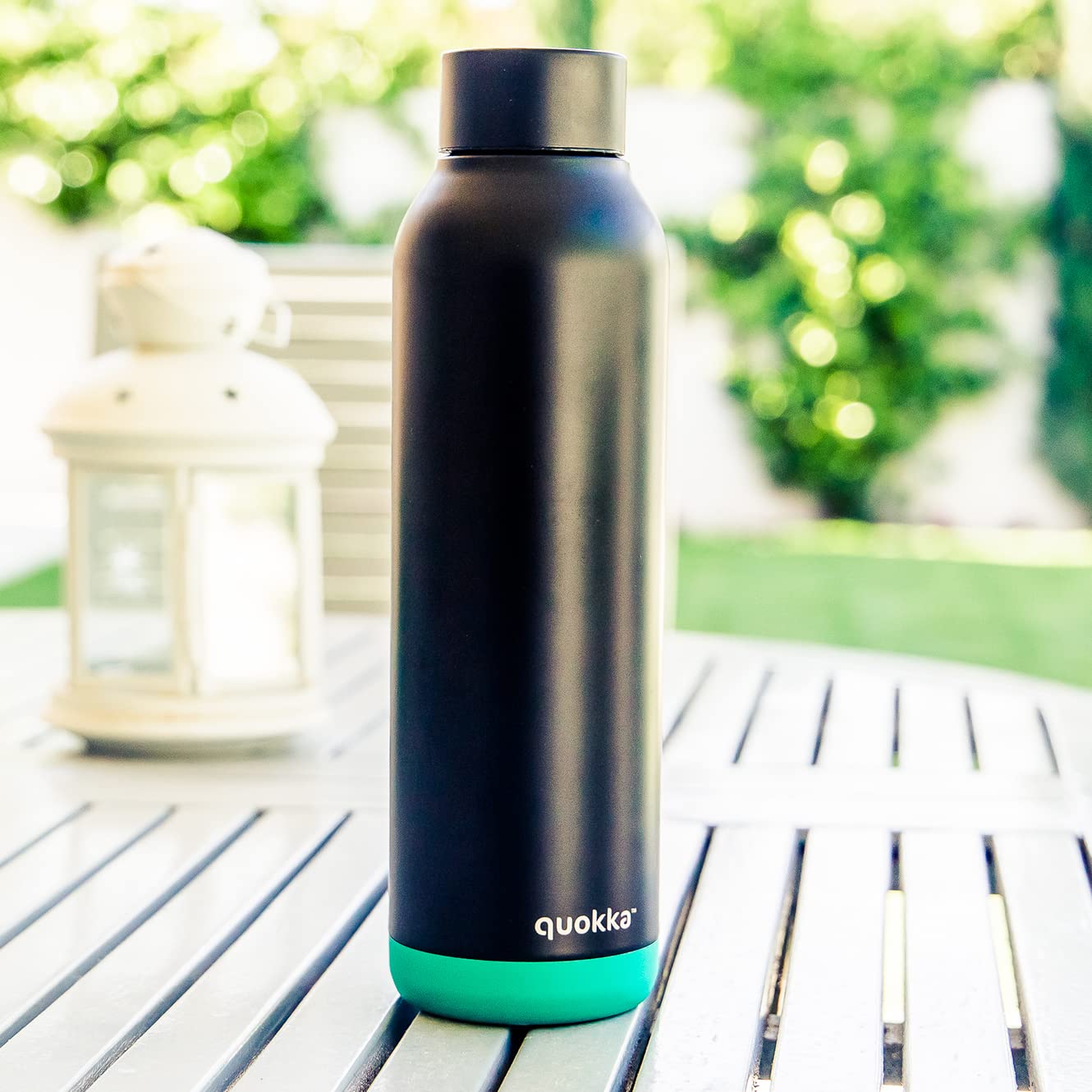 Quokka Solid Teal Vibe 630 ml bouteille isotherme inox 18h froid