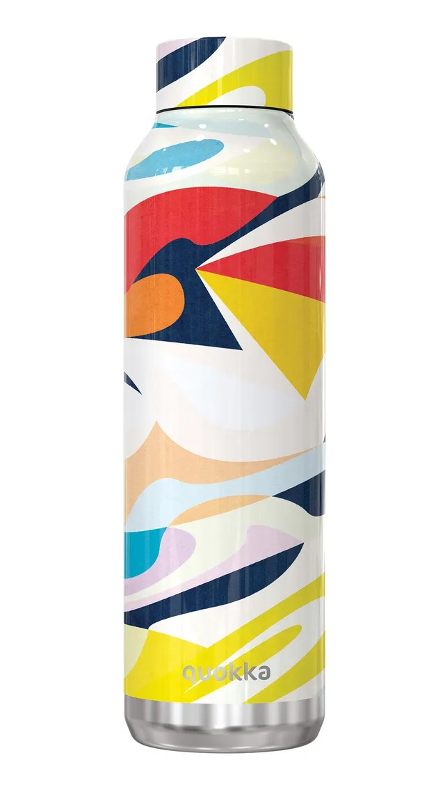Quokka Solid bouteille isotherme Abstract Noir 630 ml