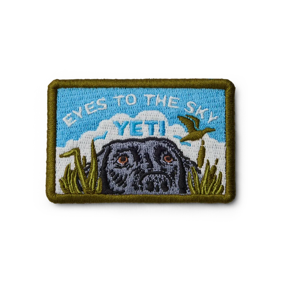 YETI Eyes to the Sky patch écusson Blue