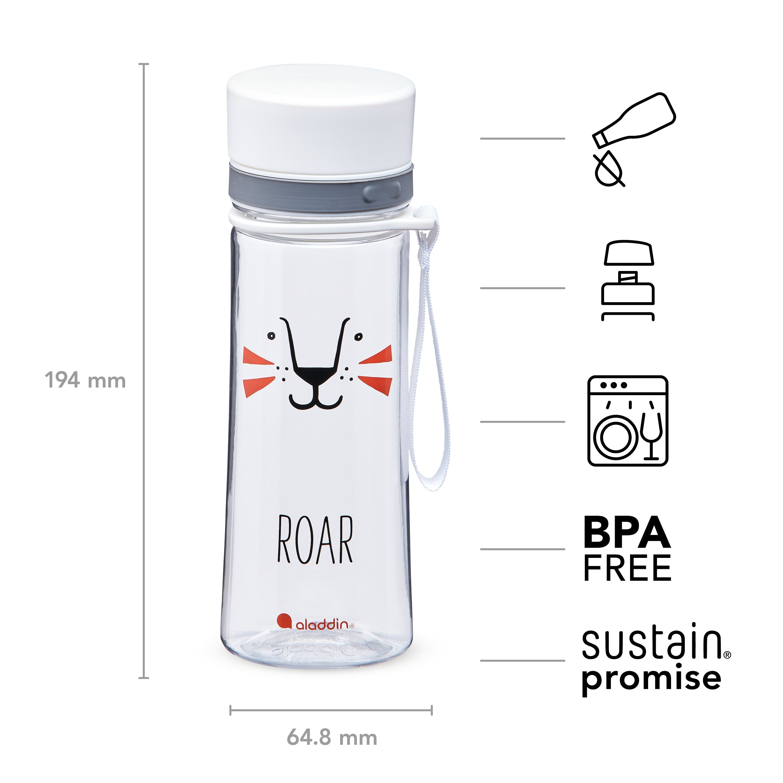 Aladdin My First Aveo gourde enfant 350 ml lapin