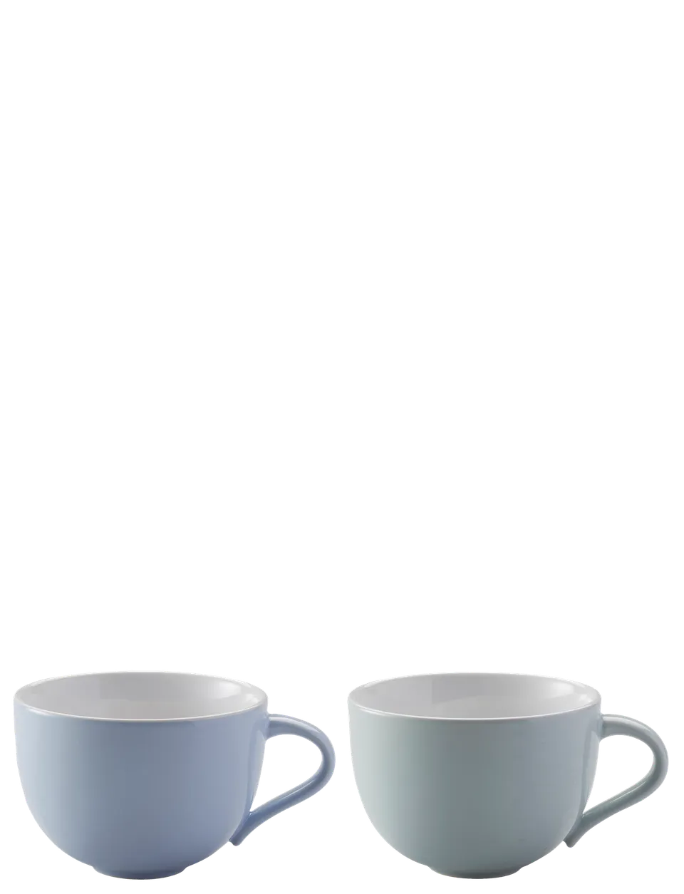 Stelton Emma tasse grès bleu 350 ml lot 2 cappuccino