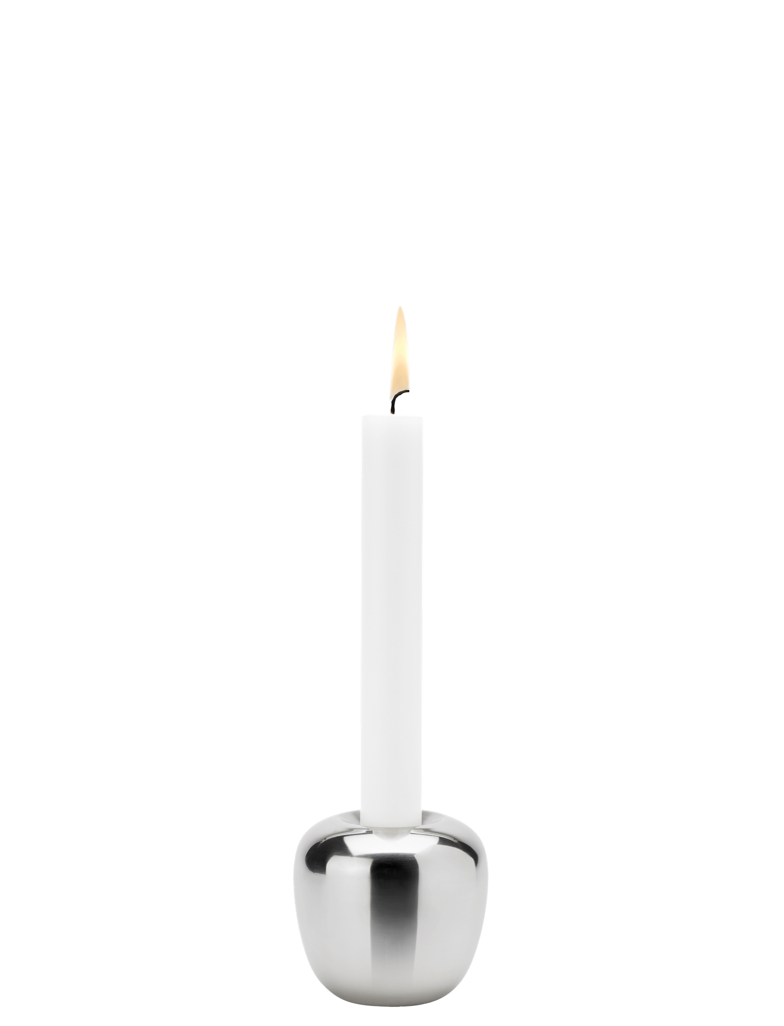 Stelton Ora bougeoir acier 6,5 cm chauffe-plat