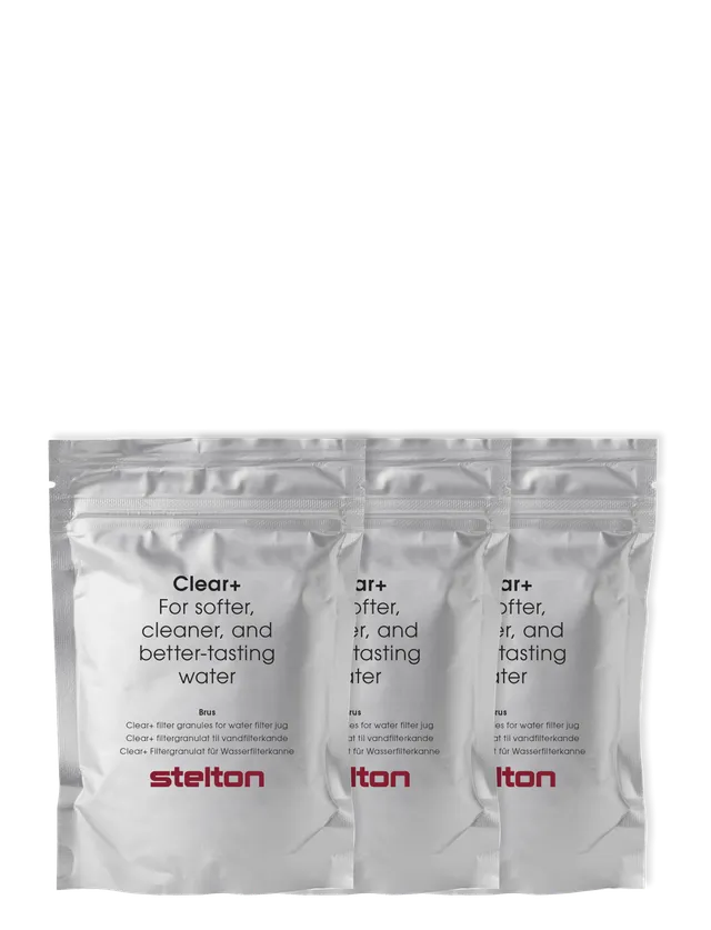 Stelton Brus Clear+ granulés filtrants lot 3 anti-calcaire