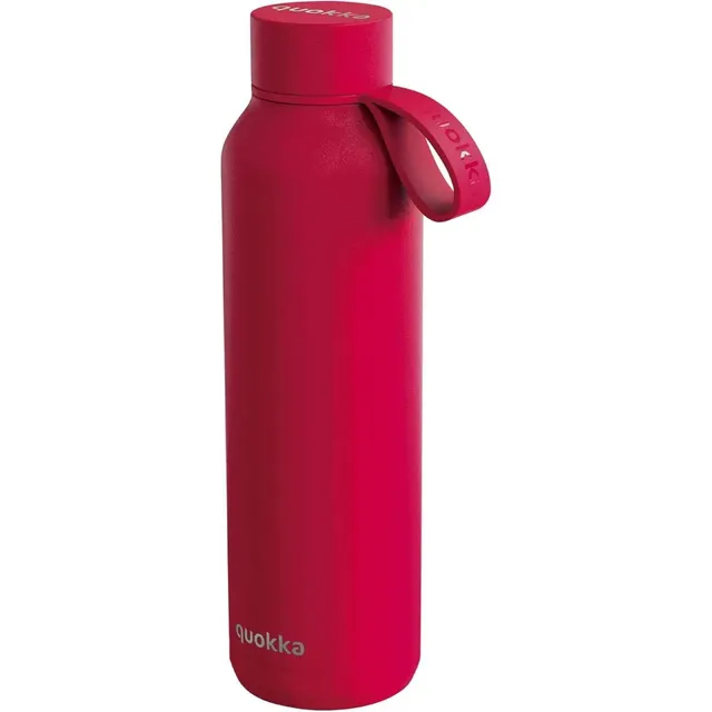 Quokka Solid bouteille isotherme 630 ml Rouge inox