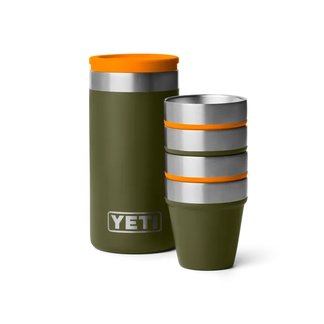 YETI Shot Glasses verres isotherme 48 ml olive orange