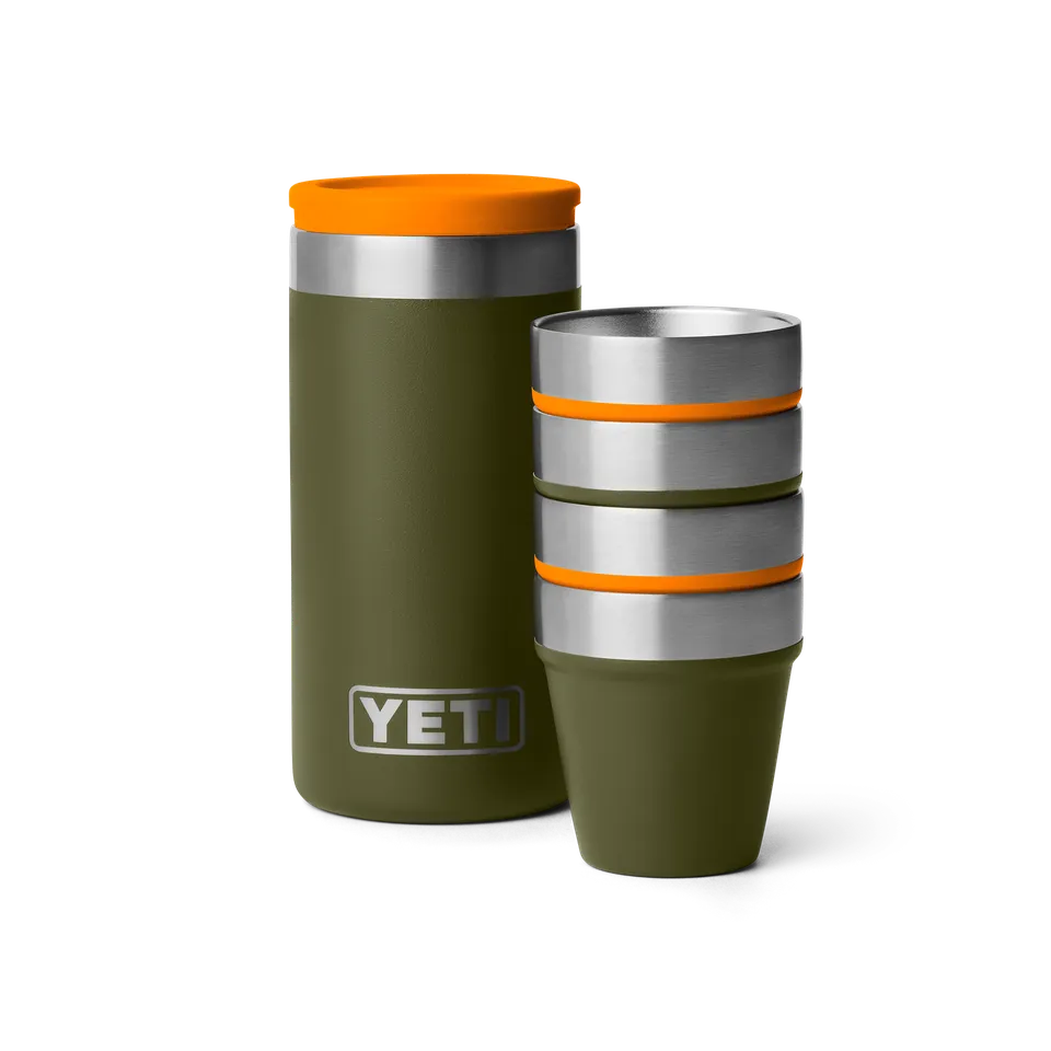 YETI Shot Glasses verres isotherme 48 ml olive orange