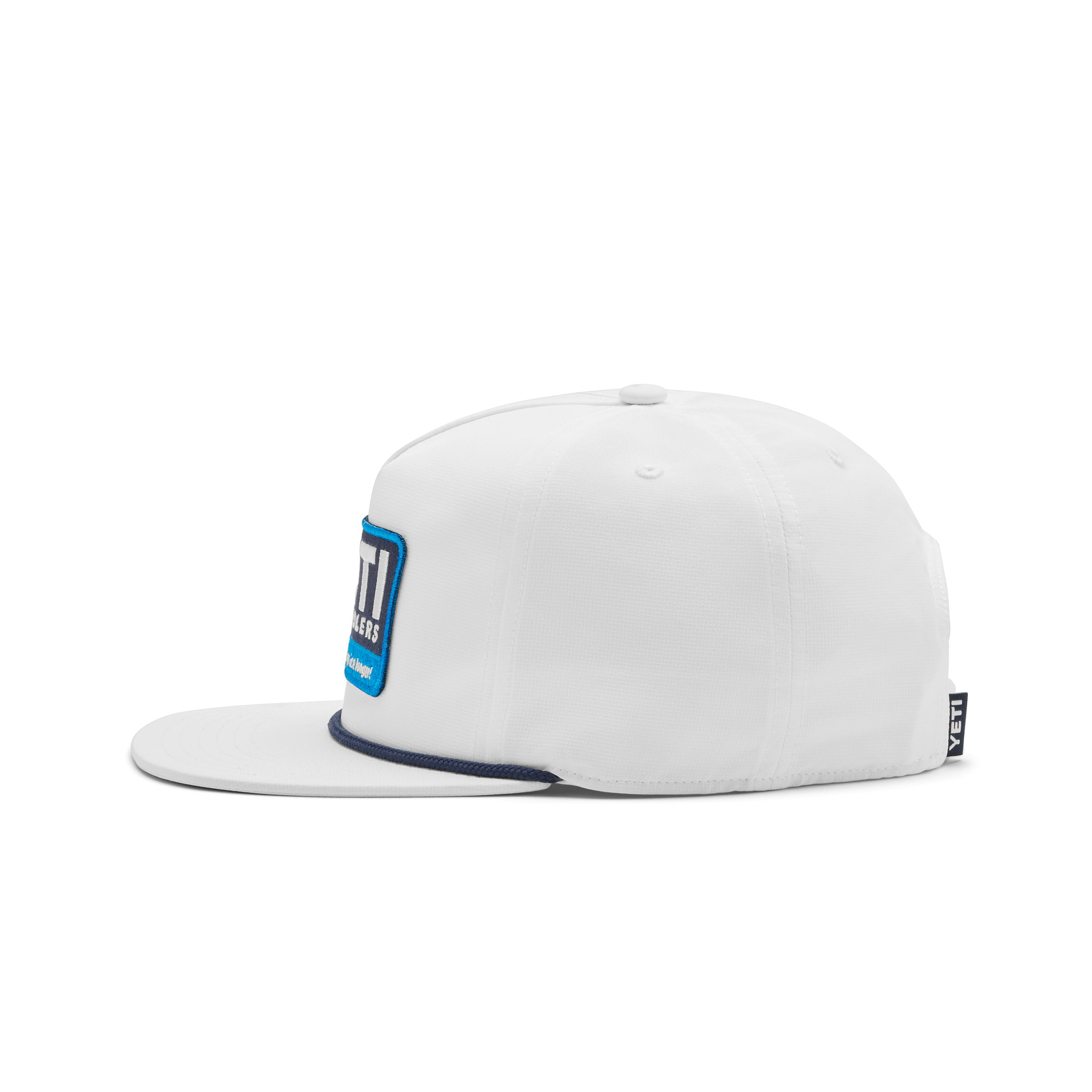 YETI Coolers casquette Flat Brim Rope blanche coton