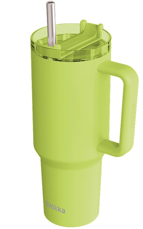 QUOKKA Stream tasse isotherme apple green 1200 ml inox