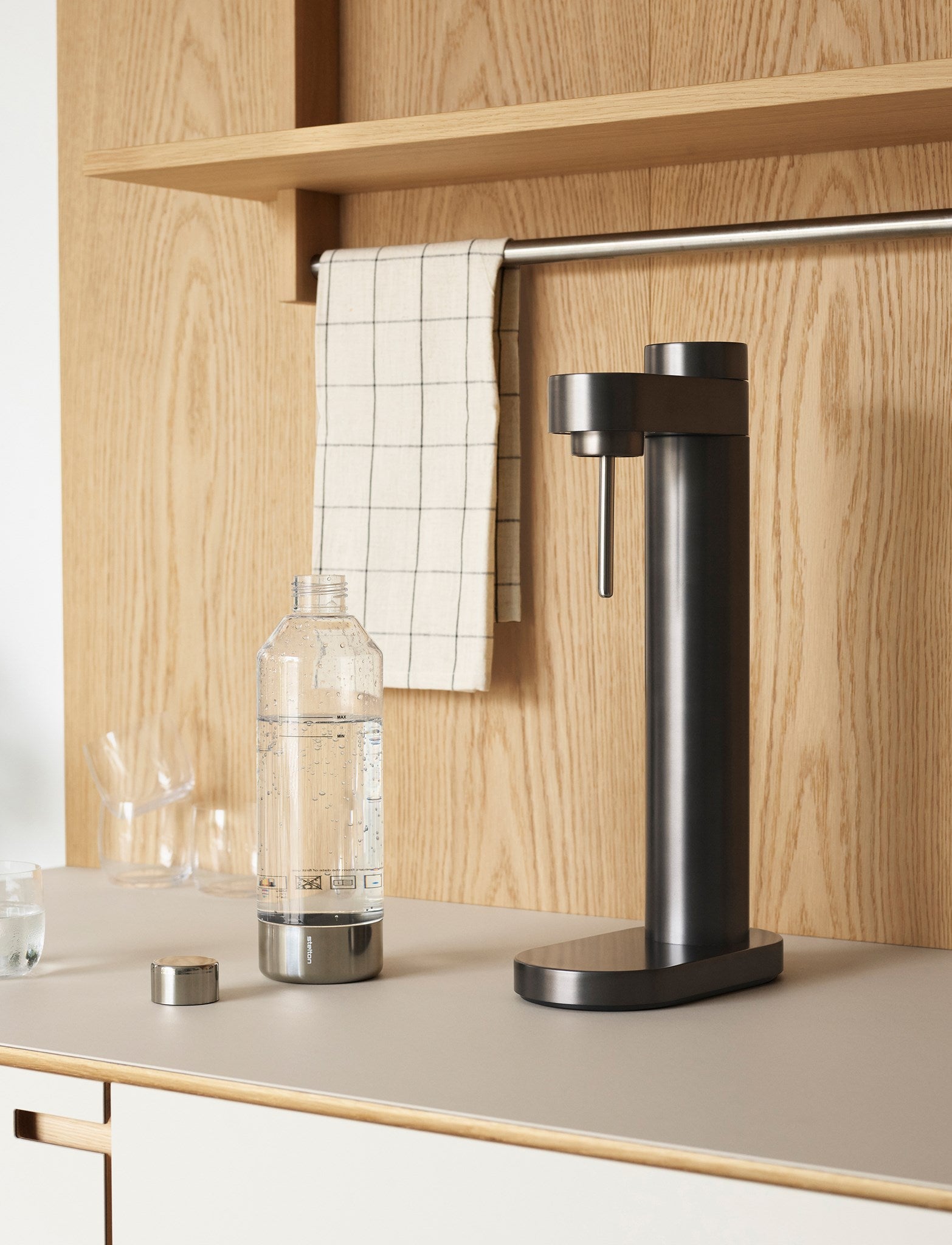 Stelton Brus machine eau gazeuse inox