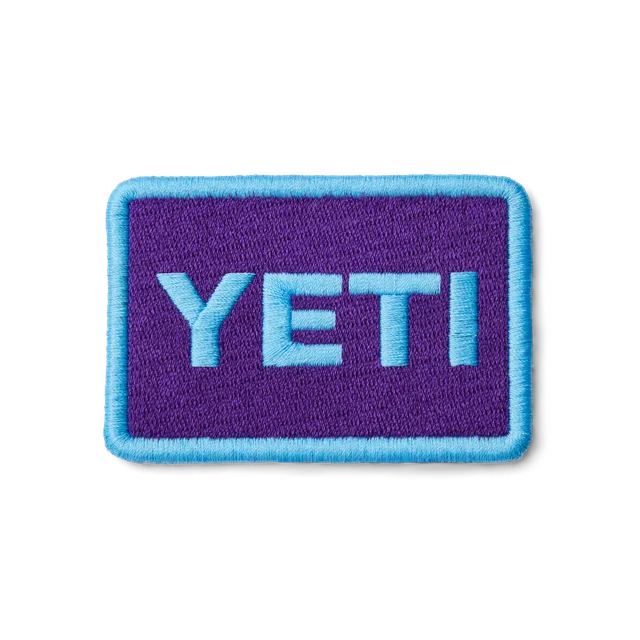 YETI Logo Bage Patch écusson Pace Purple 5x7 cm