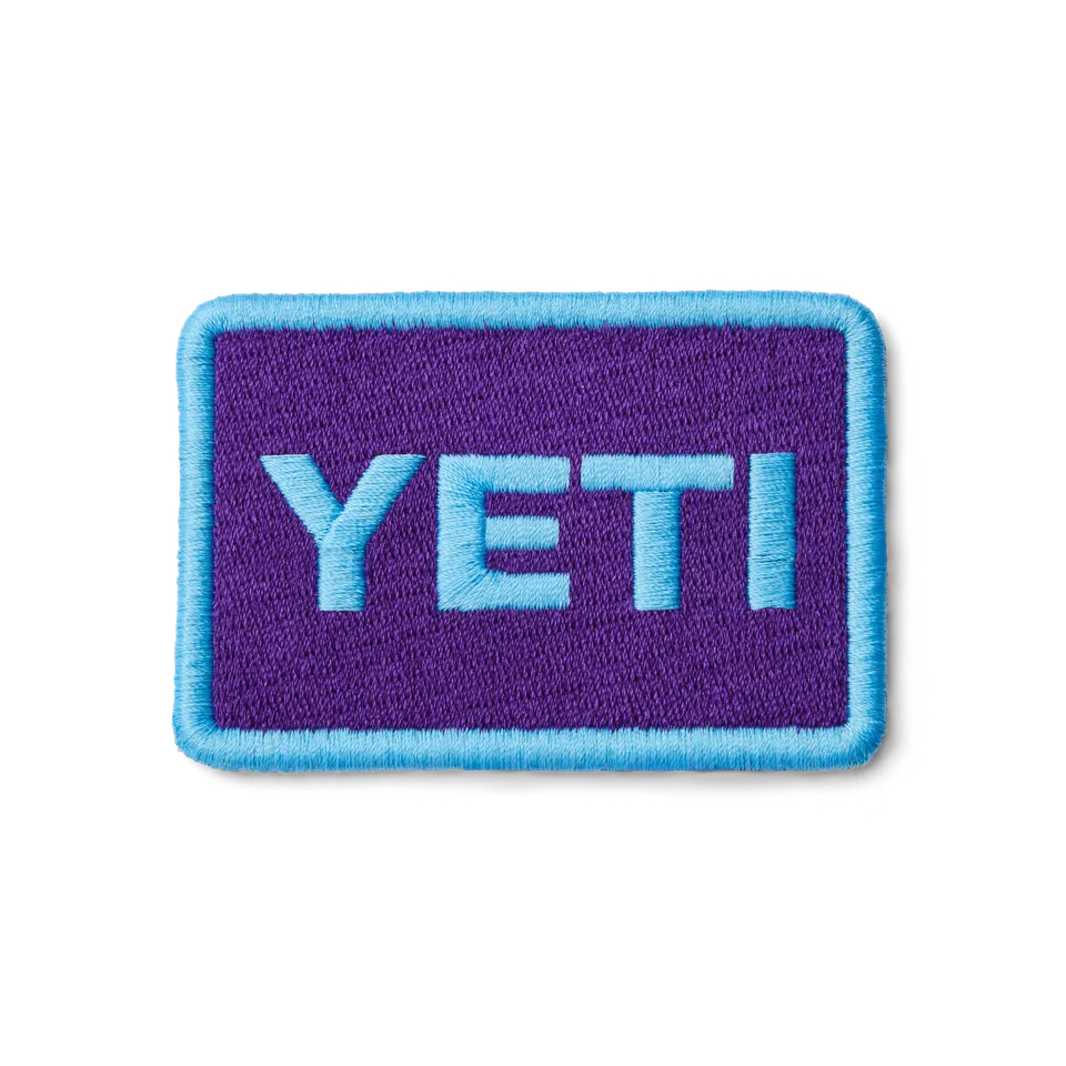 YETI Logo Bage Patch écusson Pace Purple 5x7 cm