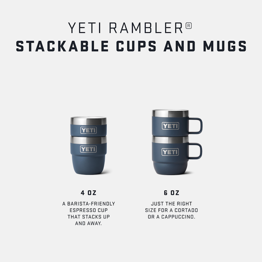 YETI Rambler 4 oz tasse espresso Navy lot 2