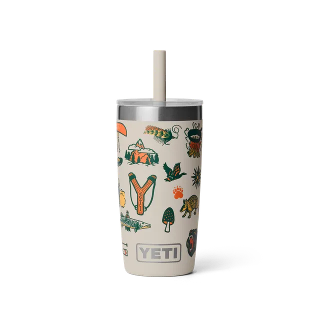 YETI Rambler Jr gourde paille enfant 295 ml Cape Camp