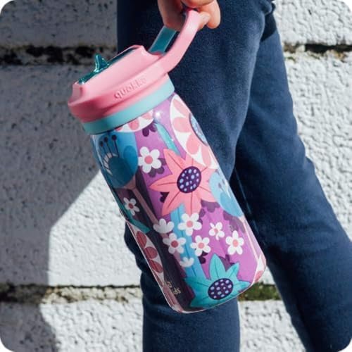 Quokka Pop Gourde Isotherme Enfant Jardin 445 ml Inox