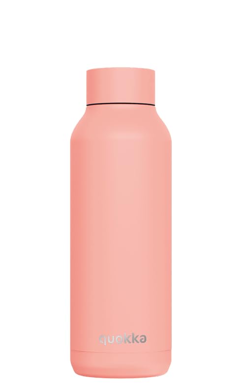 Quokka Solid Pastel Peach 510 ml gourde isotherme inox