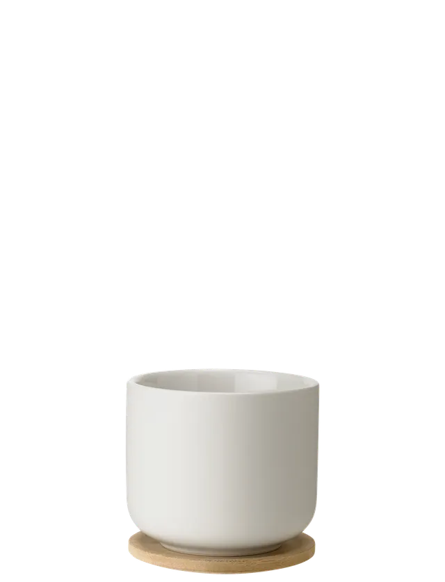 Stelton Theo tasse à thé 20 cl grès sous-verre