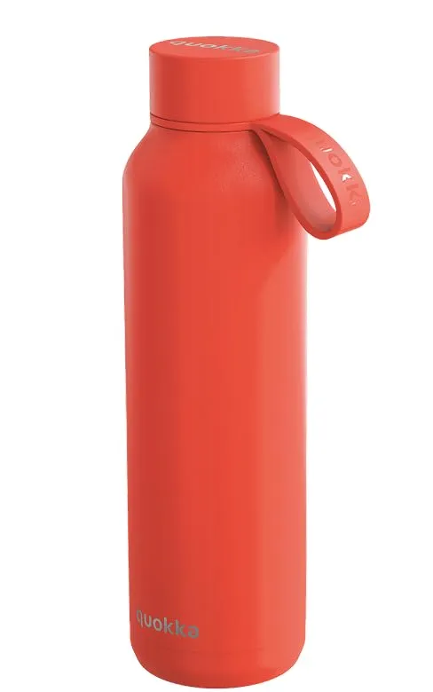Quokka Solid Strap Orange 630 ml gourde isotherme inox