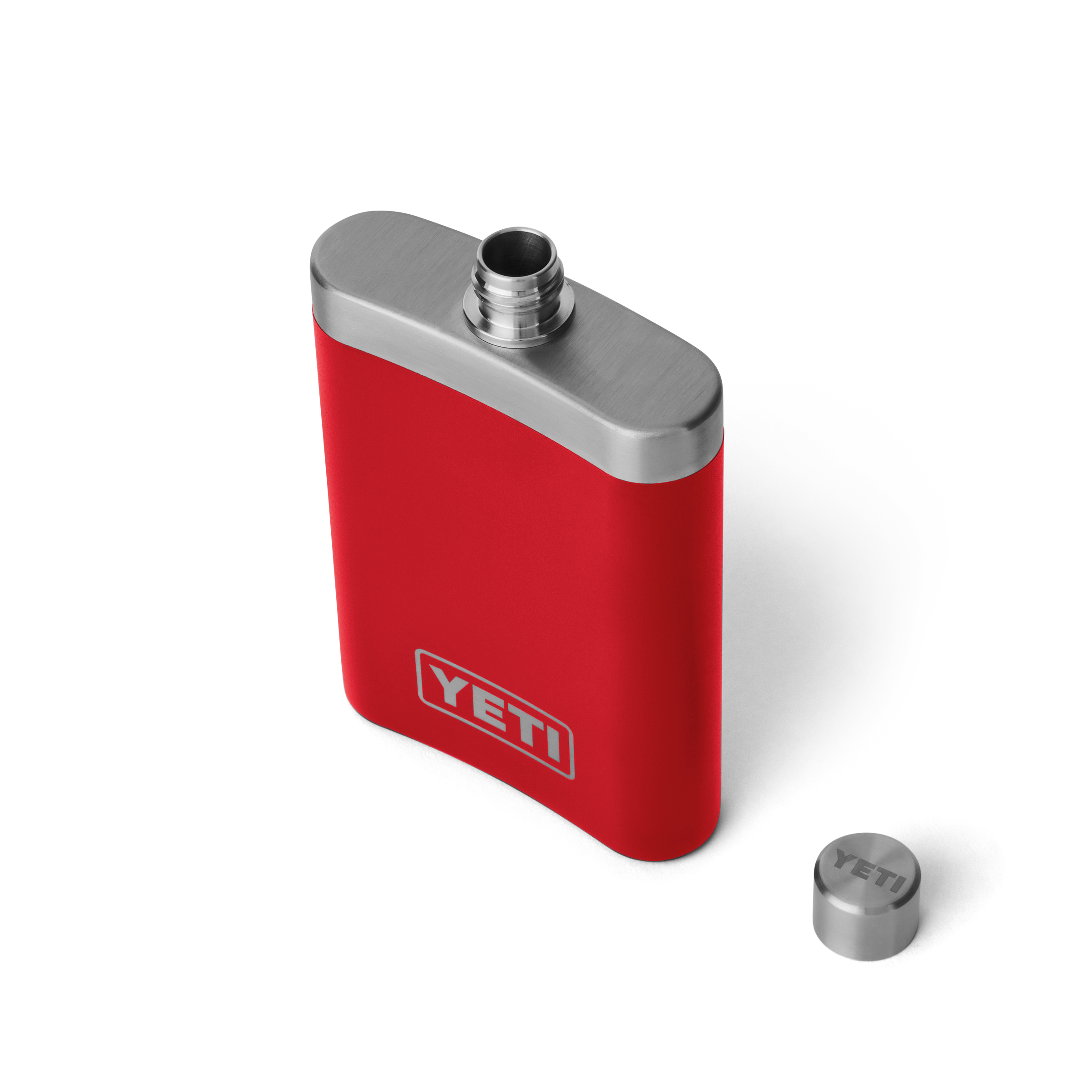 YETI Flask flasque inox 7 oz Rescue Red entonnoir