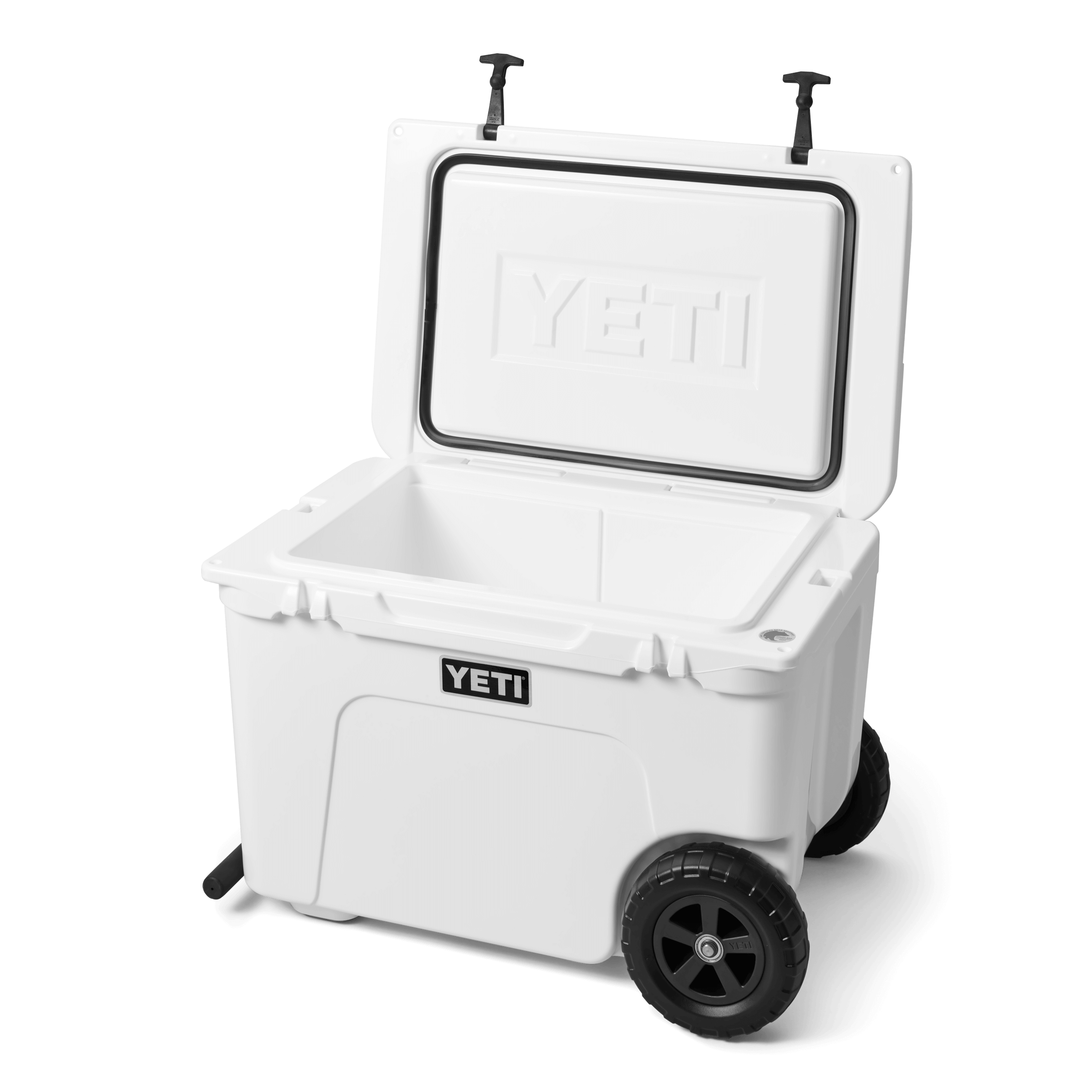 YETI Tundra Haul glacière rigide à roulettes blanche