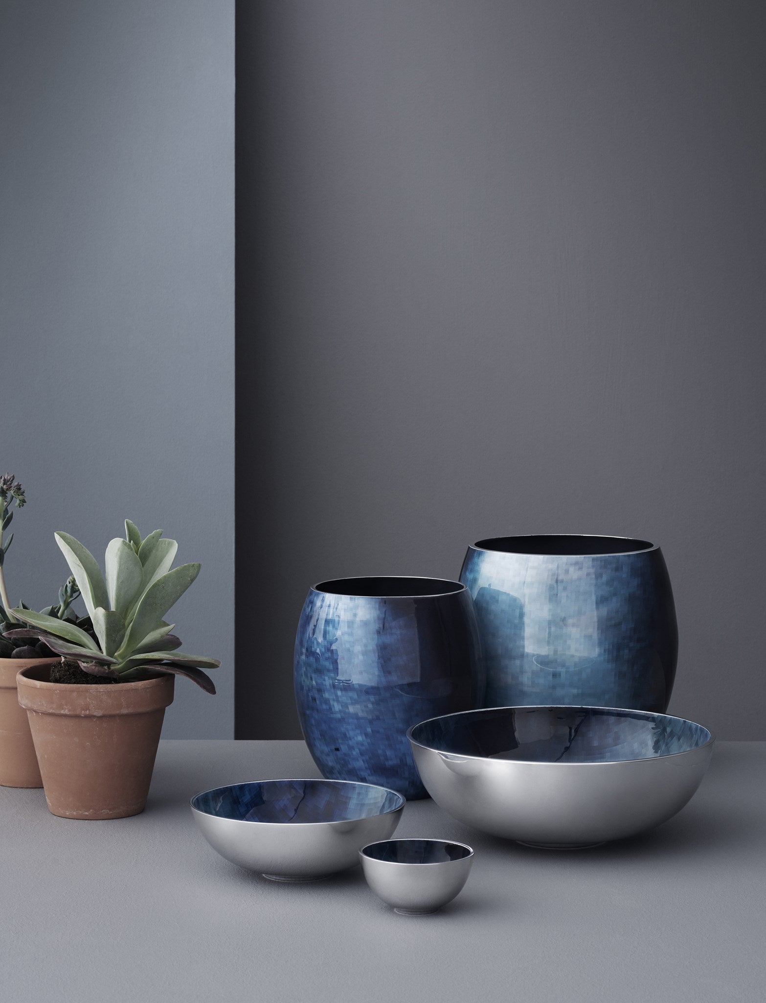 STELTON Stockholm vase 19,4 cm bleu Horizon