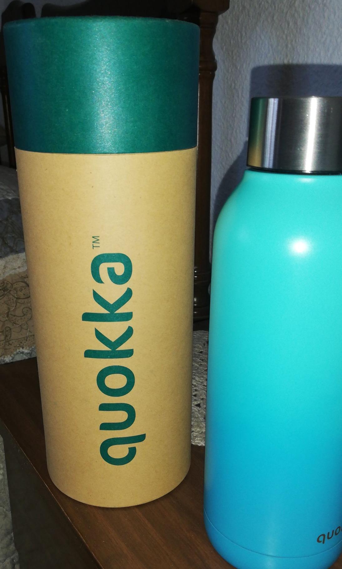 Quokka Solid Teal Vibe 630 ml bouteille isotherme inox 18h froid