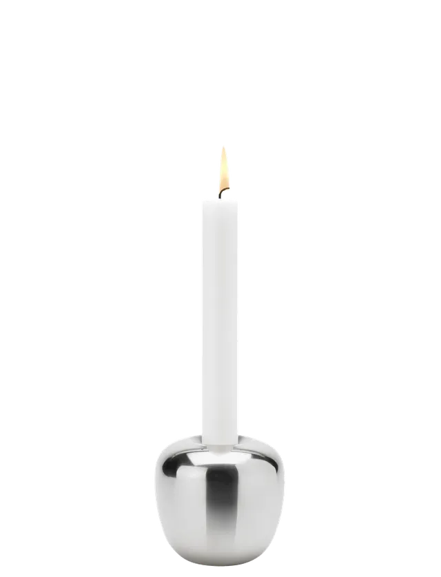 Stelton Ora bougeoir 8 cm acier inox
