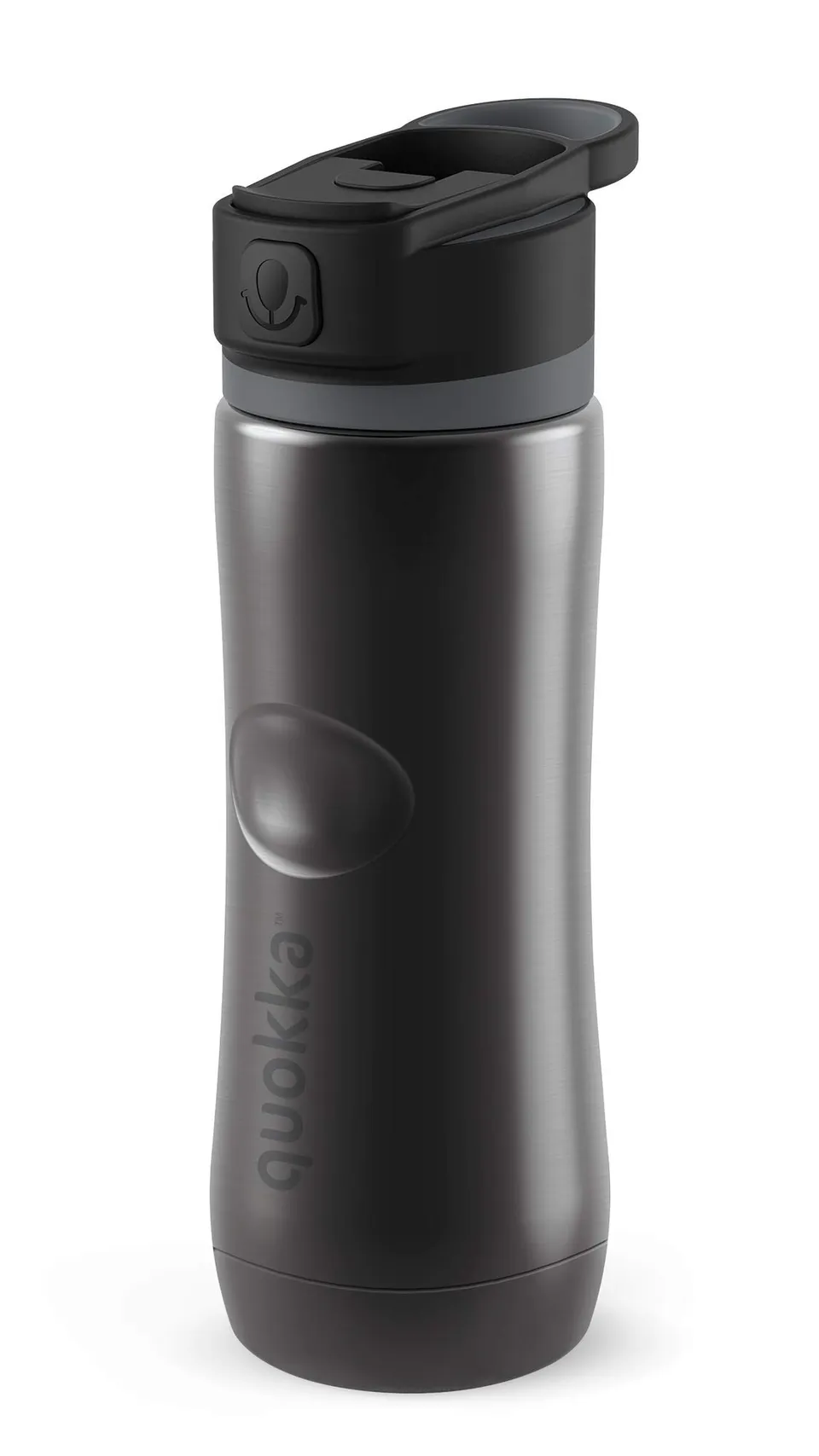Quokka Spring Ebony bouteille isotherme 600 ml inox