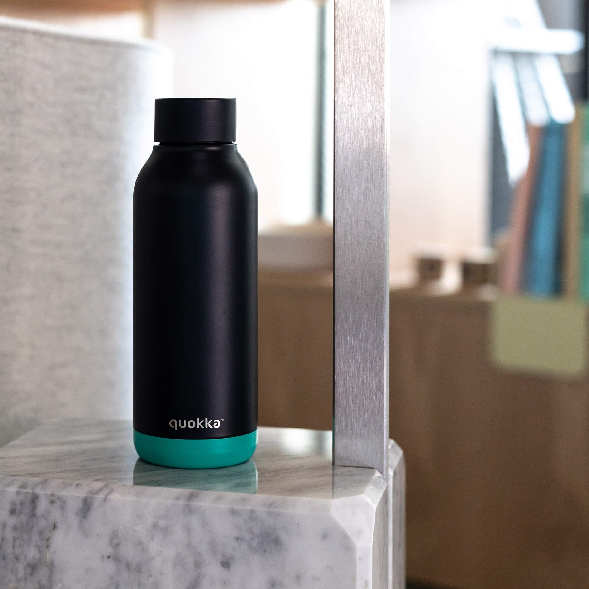 Quokka Solid Noir bouteille inox 510 ml isotherme