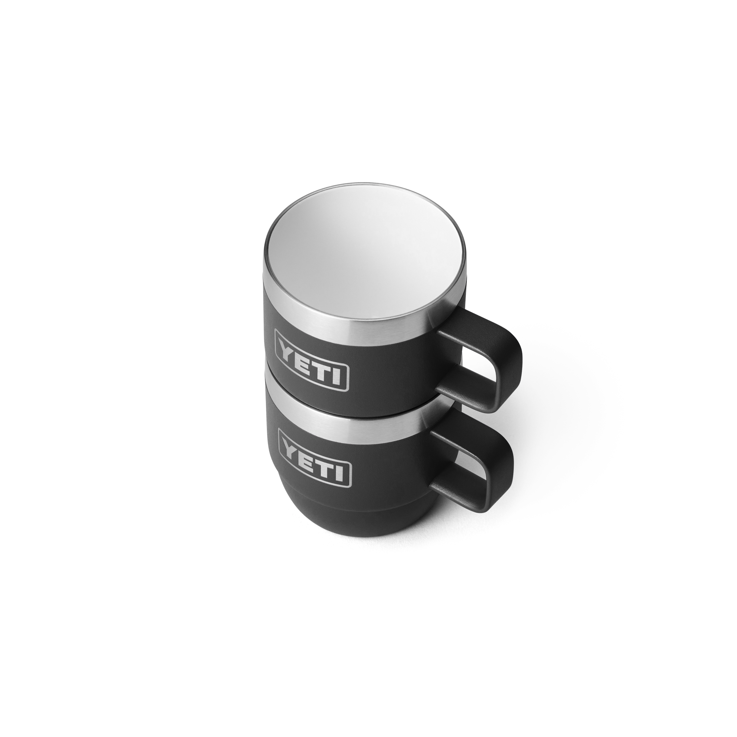 YETI Rambler 6 oz (177 ml) mug noir lot de 2 empilable