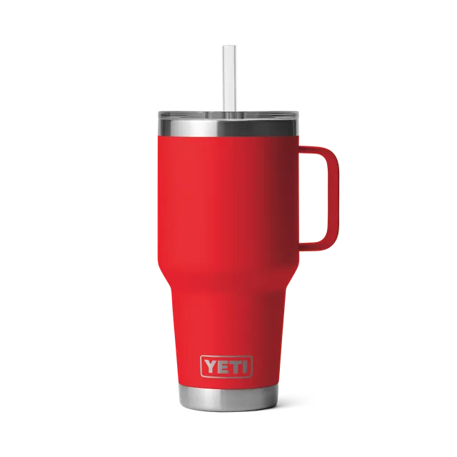 YETI Rambler 35 oz mug isotherme paille rescue red 1 L