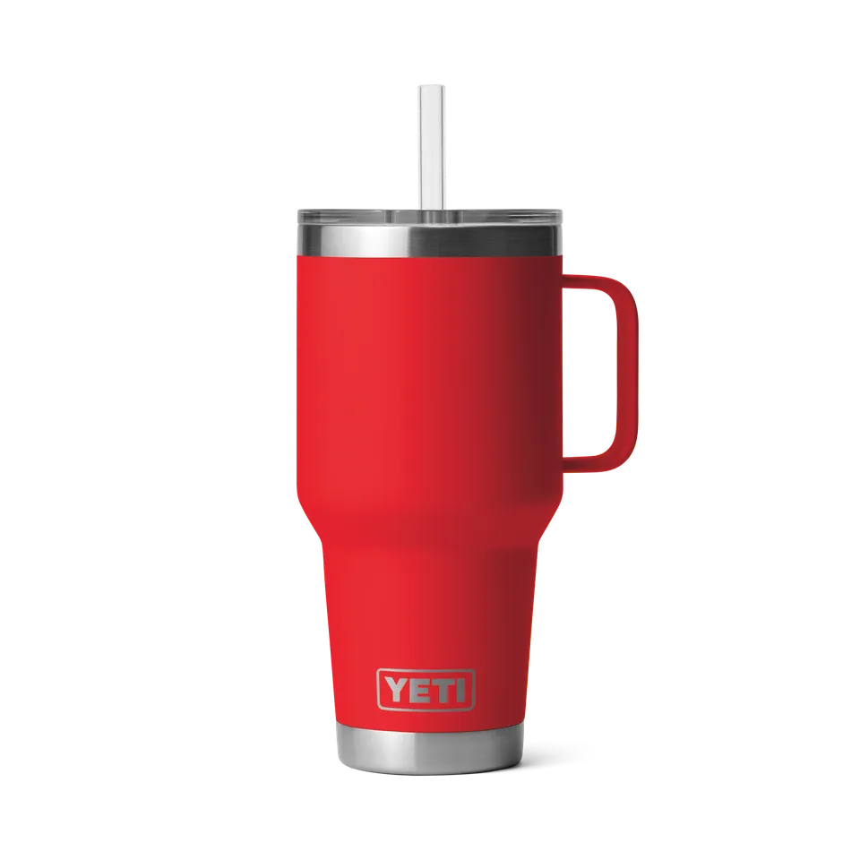 YETI Rambler 35 oz mug isotherme paille rescue red 1 L
