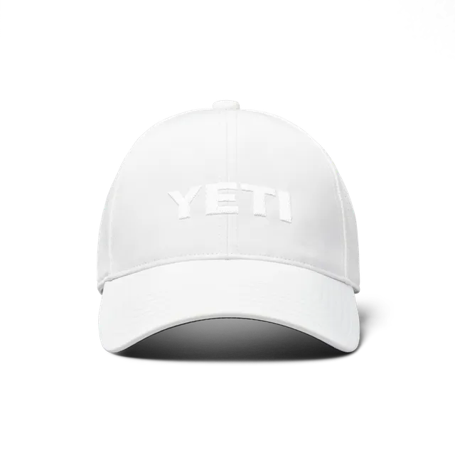 YETI Logo Structured Performance casquette blanche