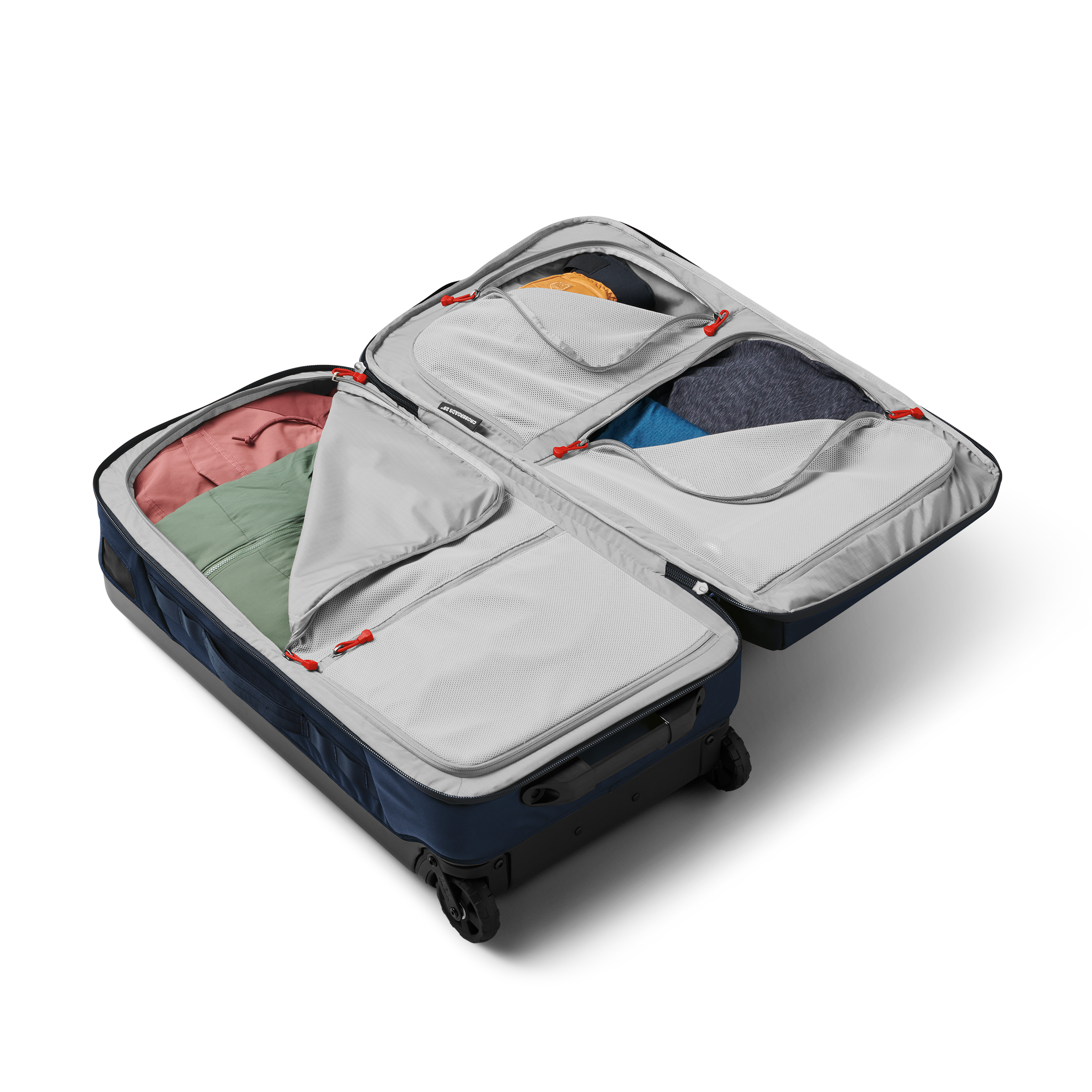 YETI Crossroads 73L valise Night Sky Navy Red Bull
