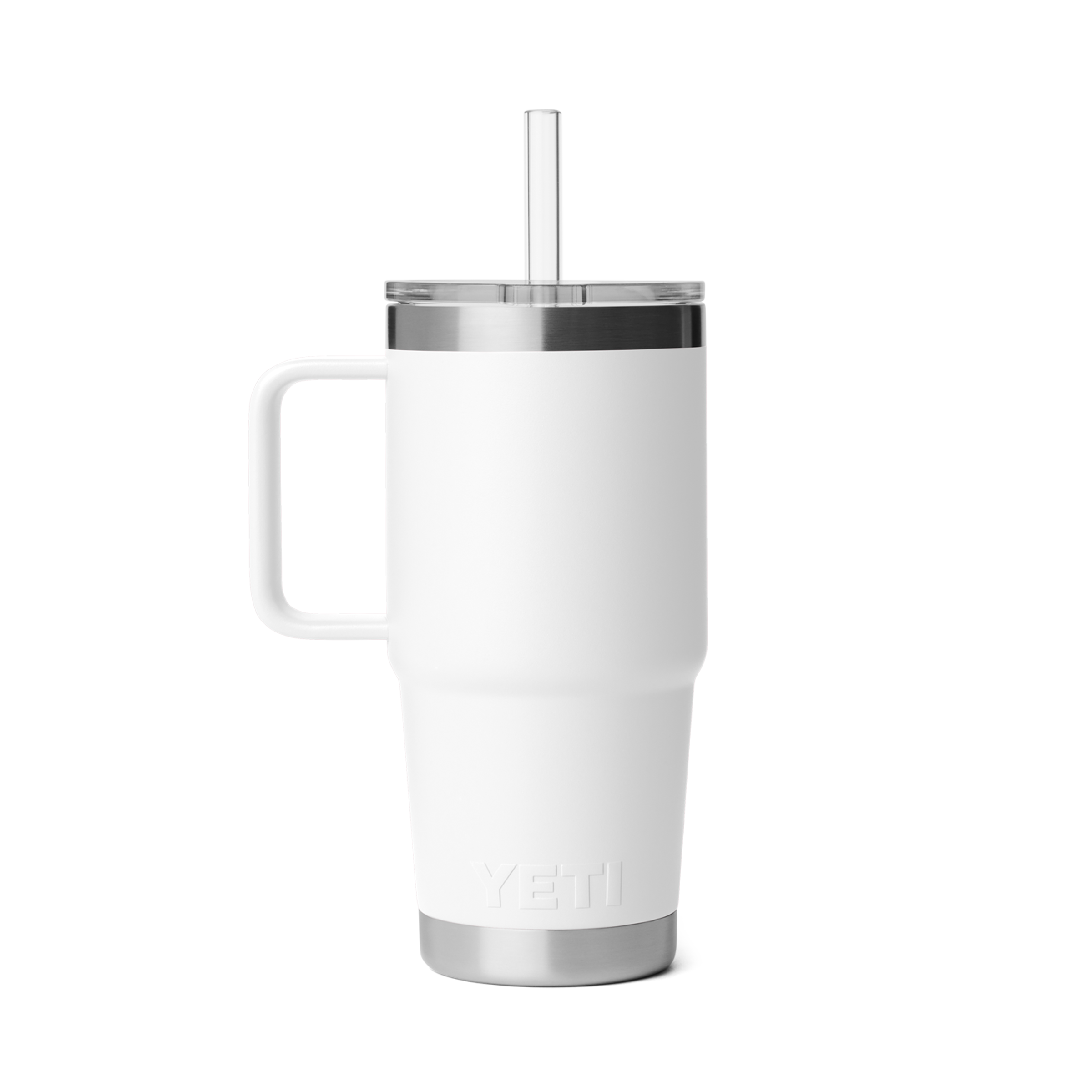YETI Rambler 25 oz mug paille 739 ml Blanc