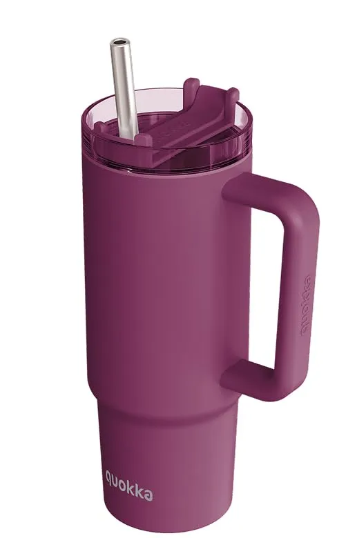 QUOKKA STREAM tasse isotherme burgundy 950 ml inox