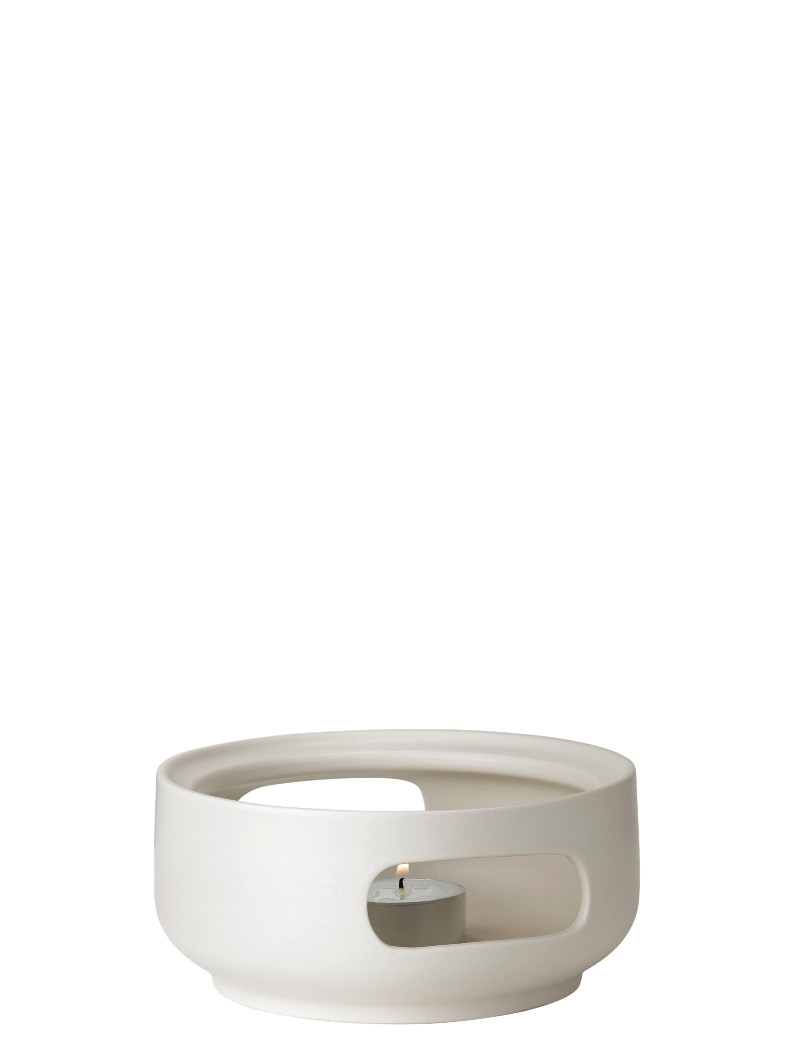 Stelton Theo chauffe-théière grès sable
