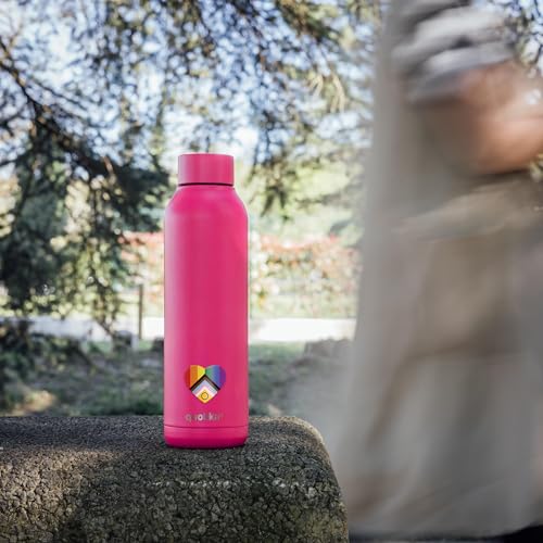 Quokka Solid Raspberry Pink bouteille isotherme 630 ml